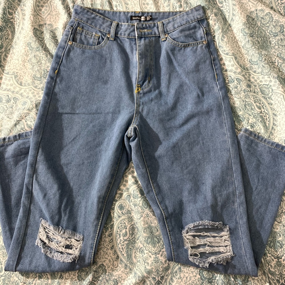 High waisted mom jeans